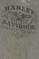 Harley Davidson Waffle Weave Thermal Long Sleeve T-Shirt