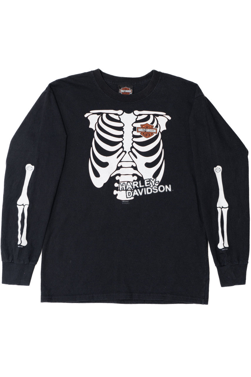 Harley Davidson Skeleton Long Sleeve T-Shirt – Ragstock