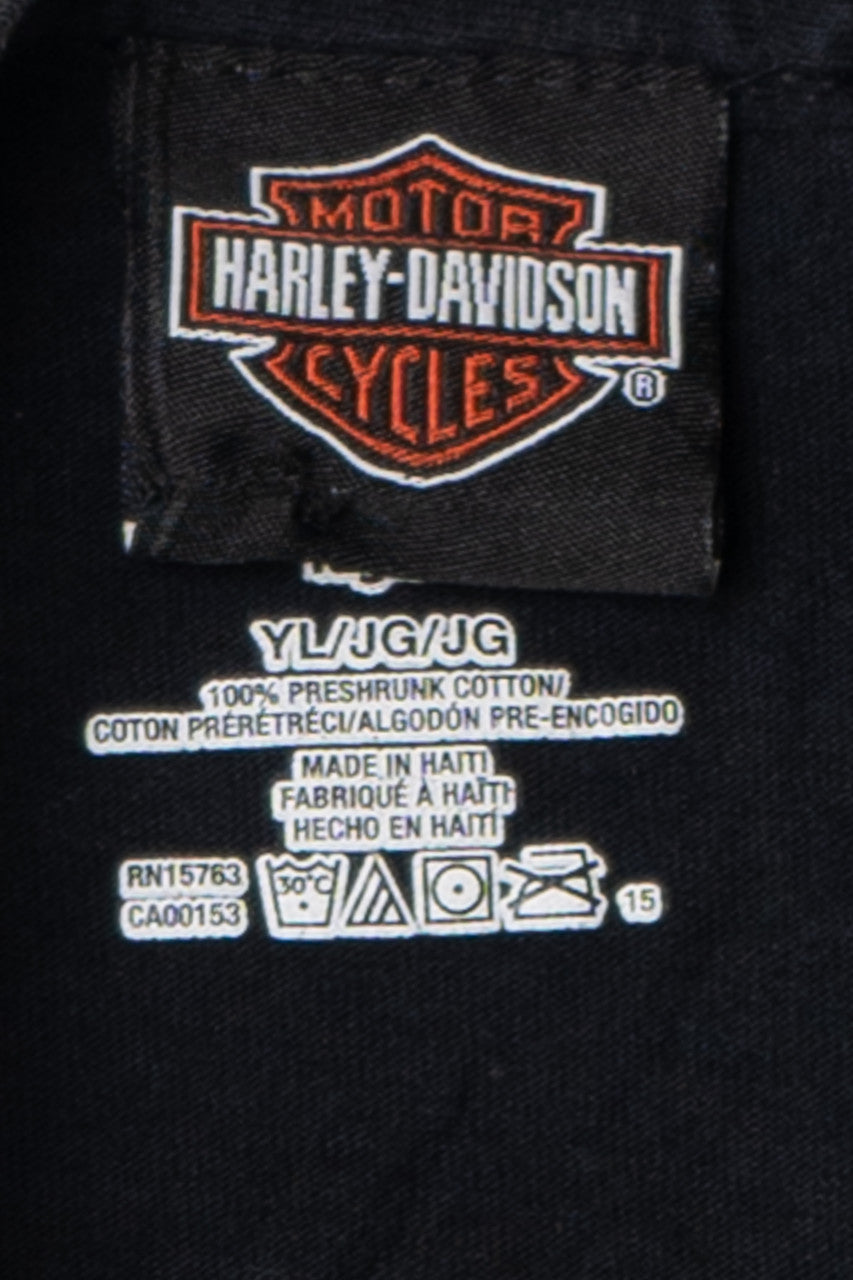 Harley Davidson Skeleton Long Sleeve T-Shirt