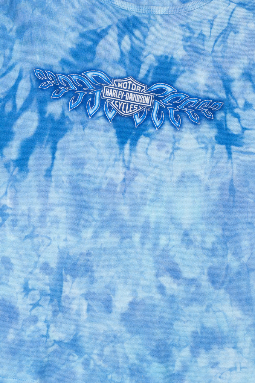 Vintage Y2K Harley Davidson Tie Dye Long Sleeve T-Shirt