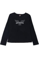 Vintage Y2K "Wings Of The Open Road" Harley Davidson Long Sleeve T-Shirt