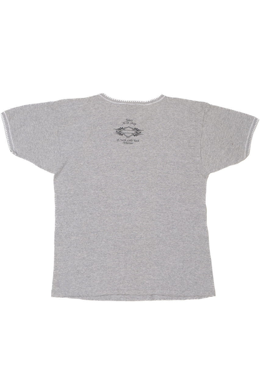 Vintage 2002 Harley Davidson Embroidered Edge T-Shirt 790