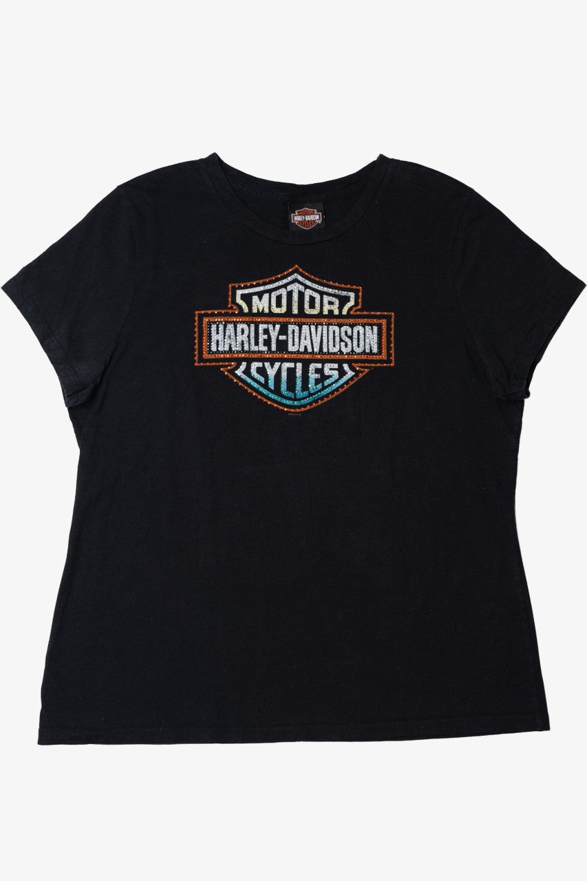 Harley Davidson Bedazzled Logo T-Shirt