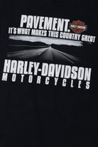 "Pavement. It's What Makes This Country Great" Harley Davidson T-Shirt