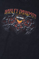 Vintage 2002 Harley Davidson Orlando Florida Flames T-Shirt
