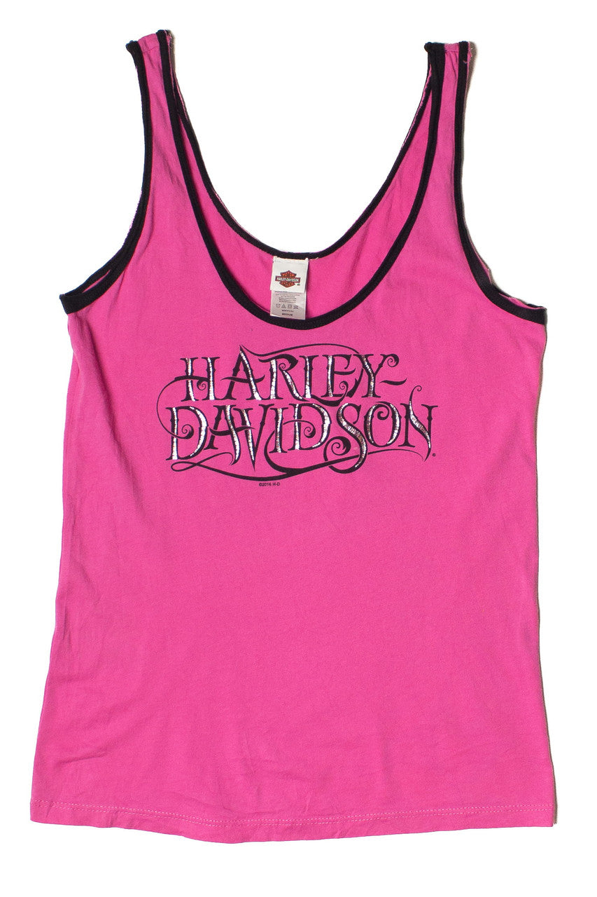 Franklin Tennessee Pink Harley Davidson Tank Top (2016)