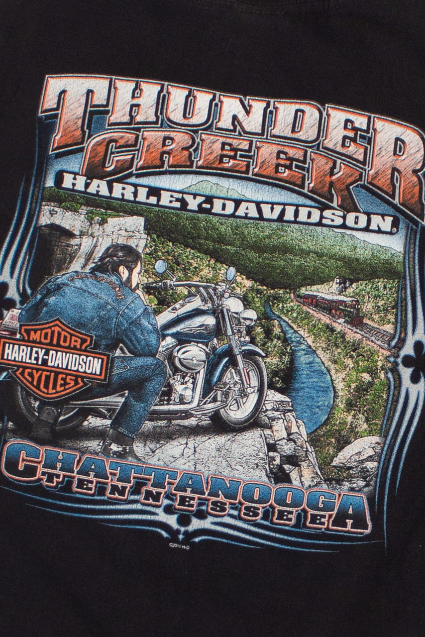 Thunder Creek Chattanooga Tennessee Harley Davidson T-Shirt (2011)
