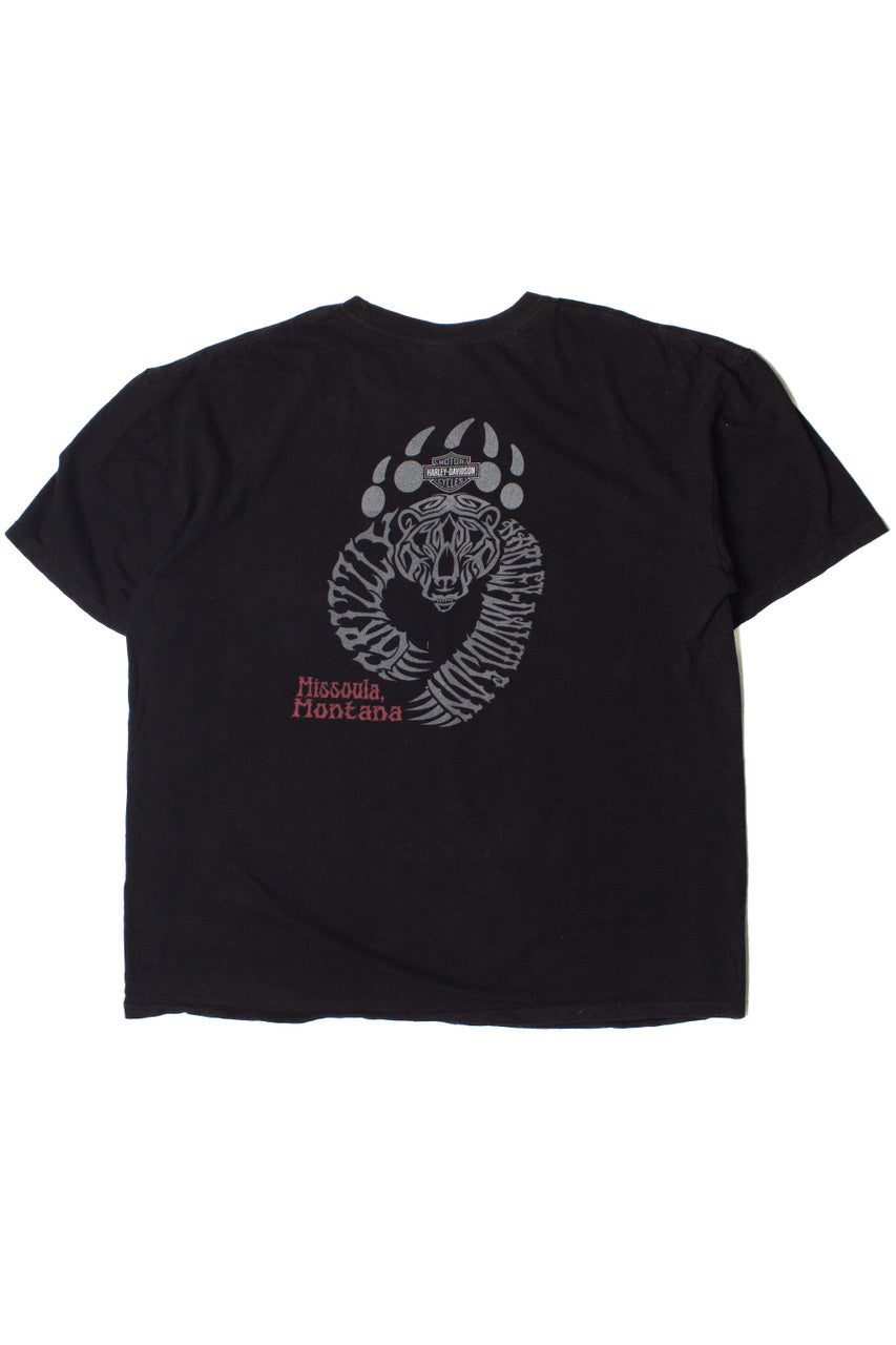 Missoula Montana Grizzly Harley Davidson T-Shirt (2016)