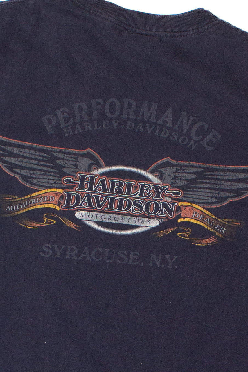 Syracuse New York Harley Davidson T-Shirt (2008)