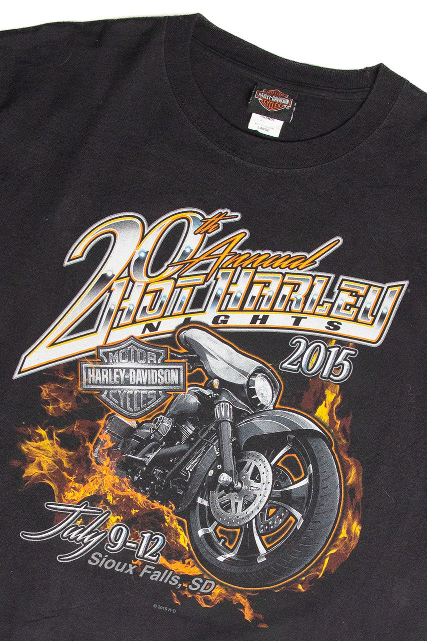 Recycled Sioux Falls Hot Harley Nights 2015 T-Shirt