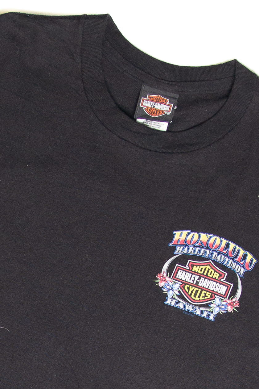 Recycled Honolulu Harley Davidson T-Shirt 838