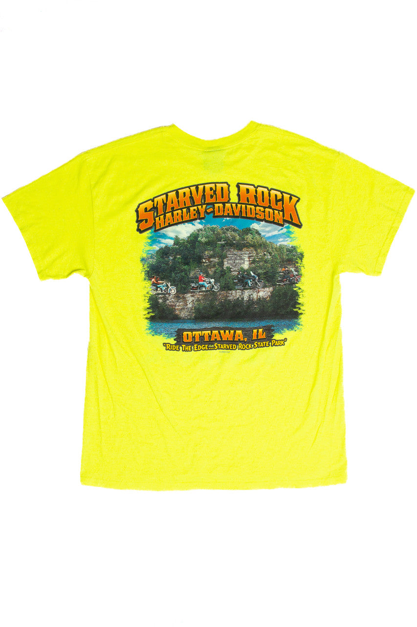 Recycled Starved Rock Harley Davidson T-Shirt