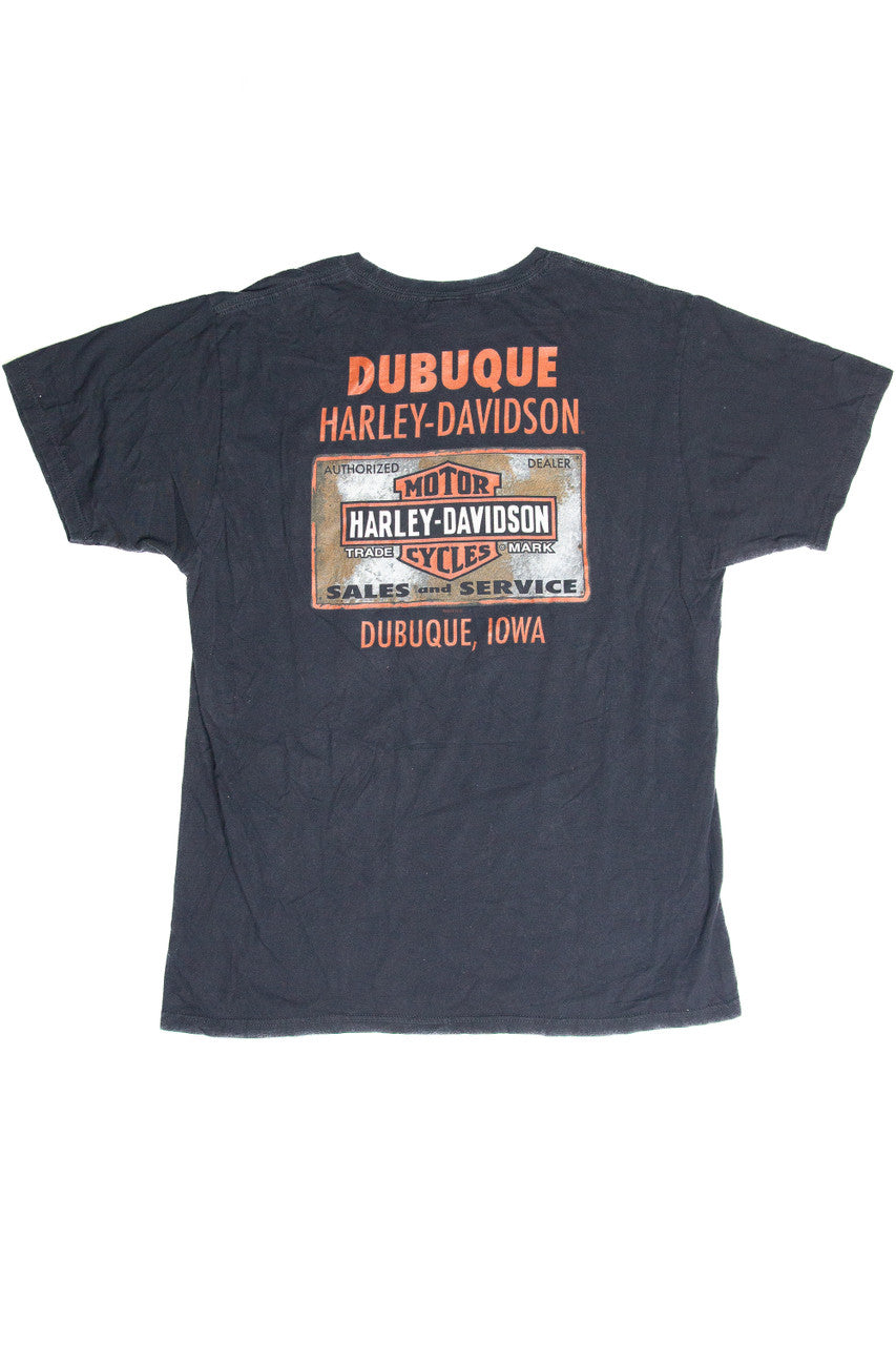 Recycled Dubuque Harley Davidson T-Shirt