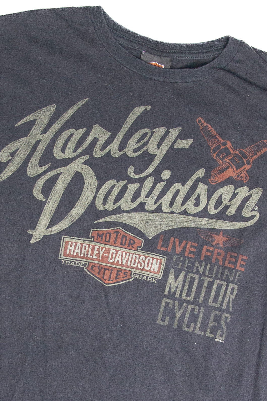 Recycled Dubuque Harley Davidson T-Shirt