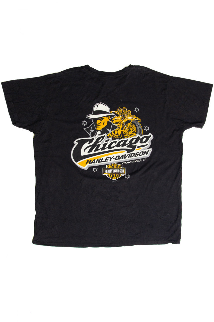 Recycled Chicago IL Harley Davidson T-Shirt