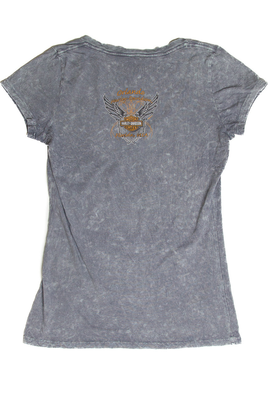 Recycled Orlando Harley Davidson T-Shirt 860