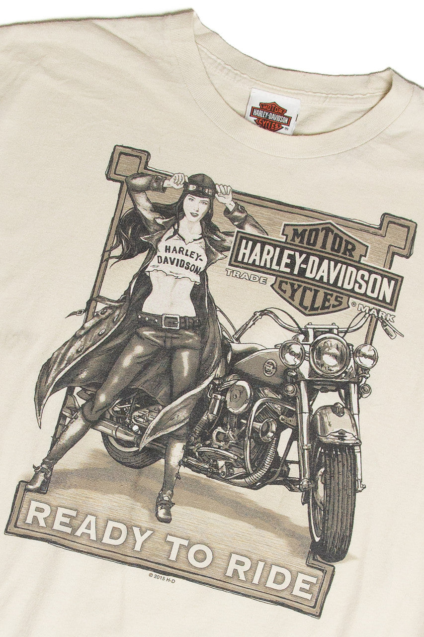Recycled Wisconsin Dells Reel Brothers Harley Davidson T-Shirt