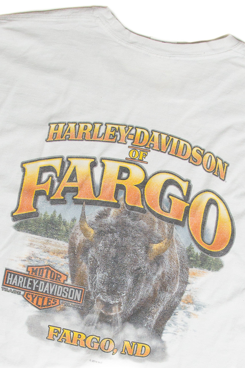 Recycled Harley Davidson Of Fargo T-Shirt