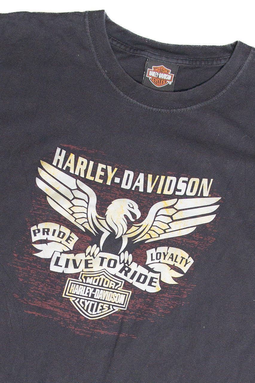 Recycled Man O' War Kentucky Harley Davidson T-Shirt