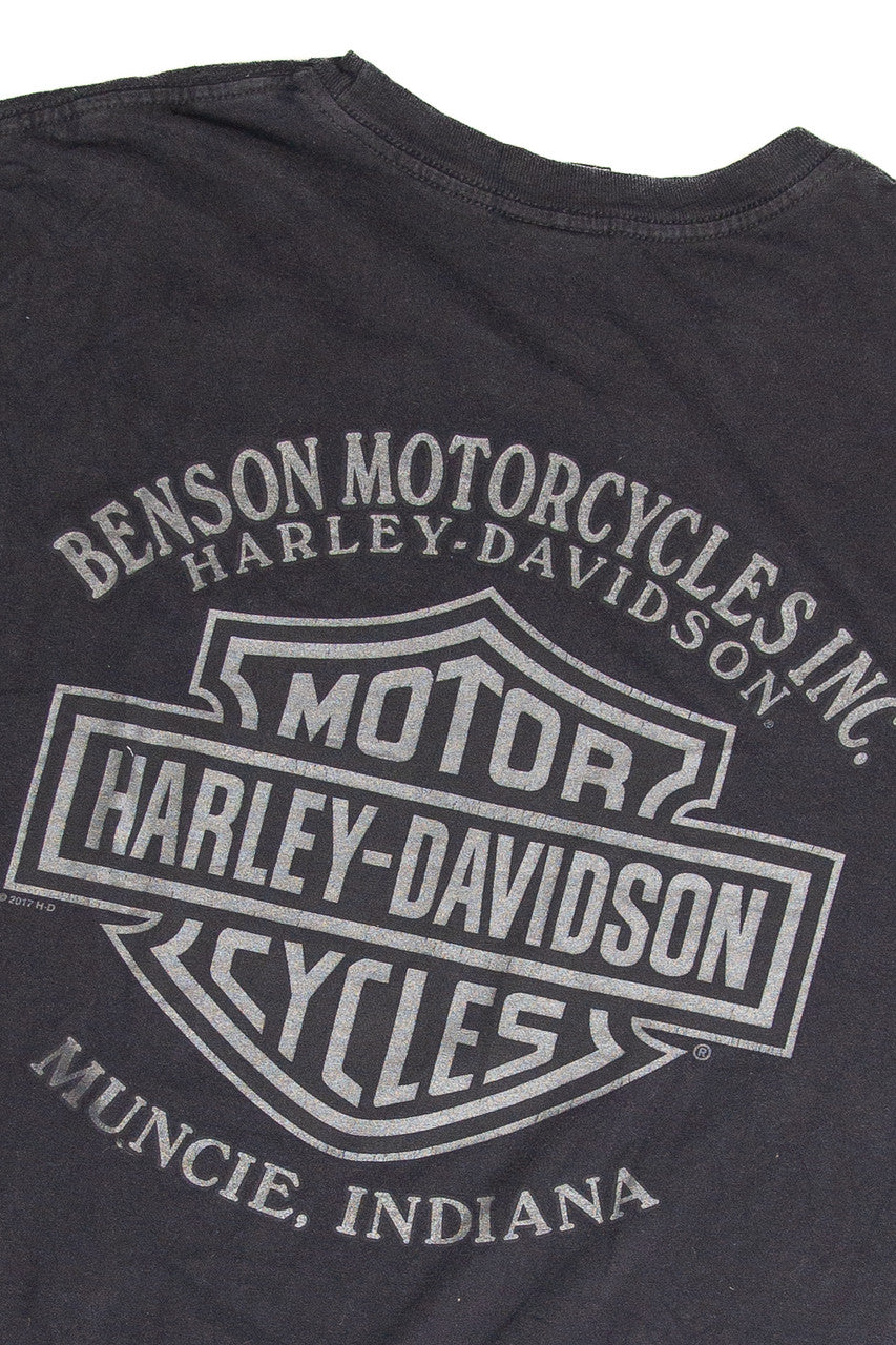 Recycled Muncie Indiana Harley Davidson T-Shirt