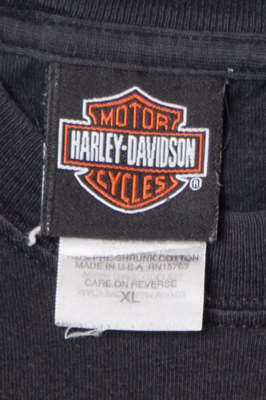 "Davis 10th Anniversary" Burlington, NC Harley Davidson T-Shirt