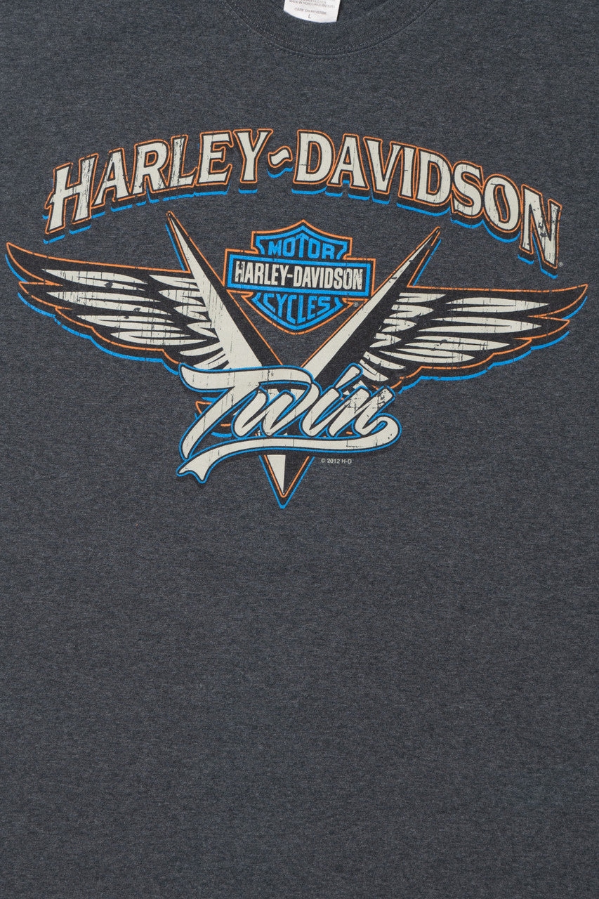 Harley Davidson Clinton, Iowa Sleeveless Tank Top T-Shirt