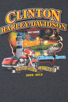 Harley Davidson Clinton, Iowa Sleeveless Tank Top T-Shirt