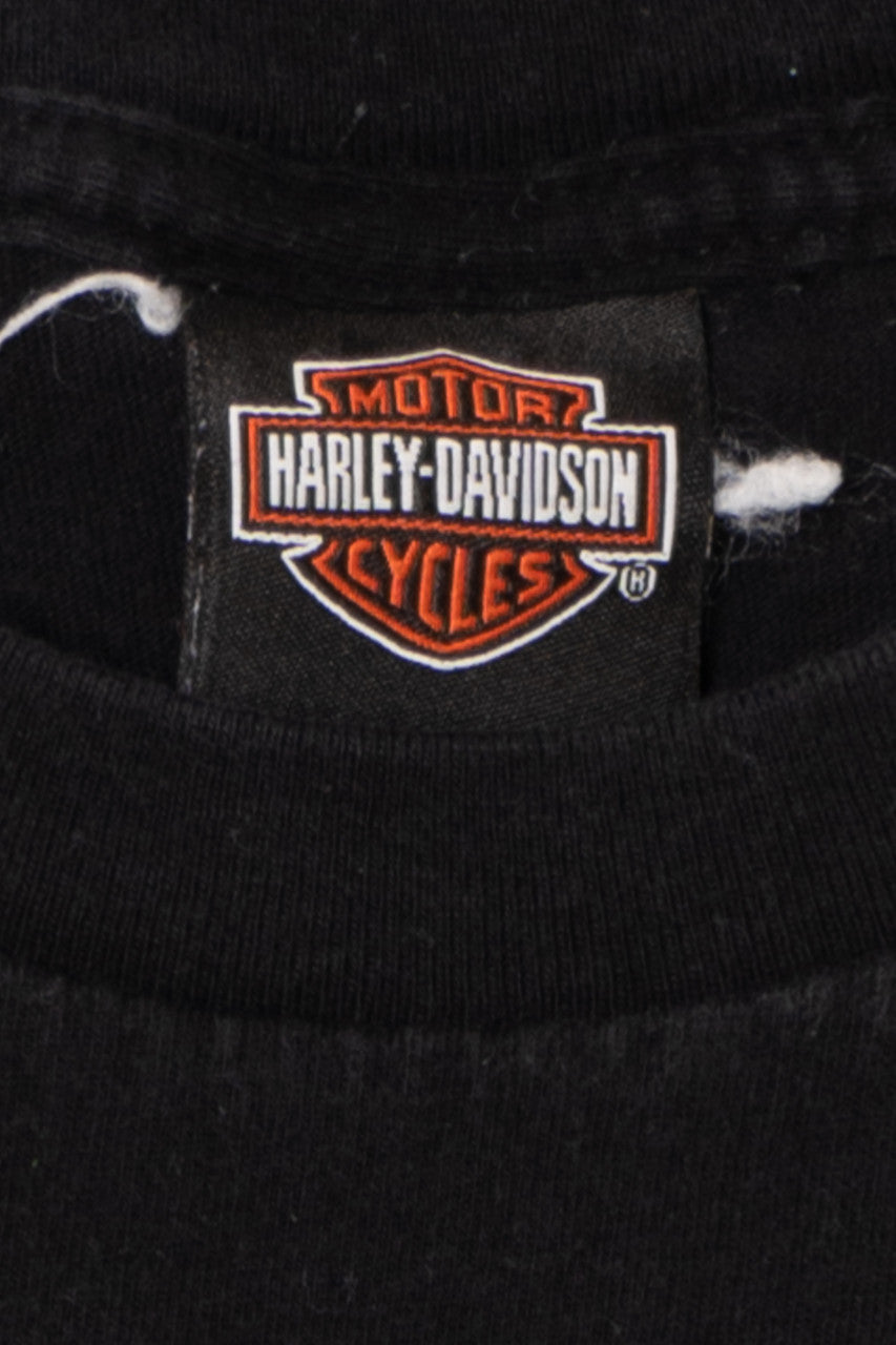 Harley Davidson Daytona Beach, FL Pocket Sleeveless Tank Top T-Shirt