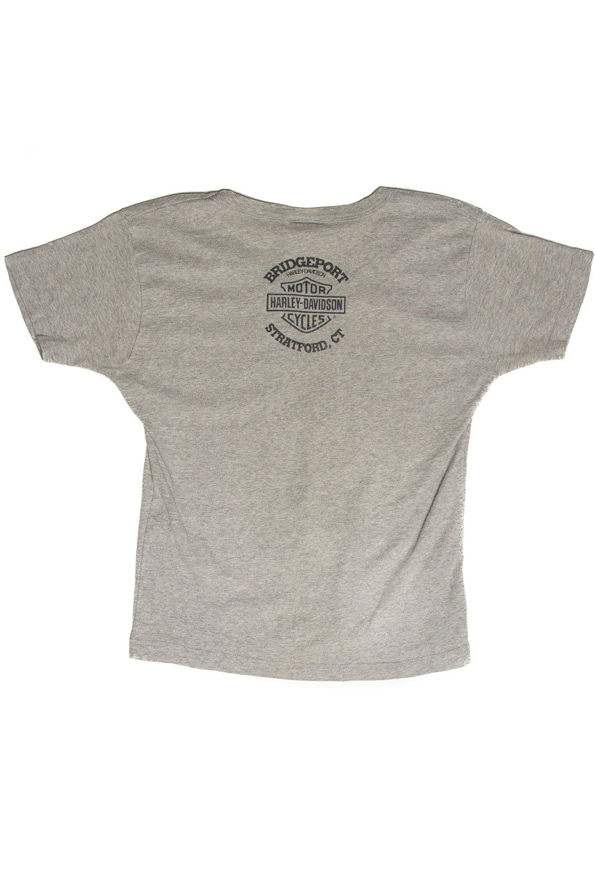 Vintage Harley Davidson Bridgeport "Girls Just Wanna Ride" T-Shirt