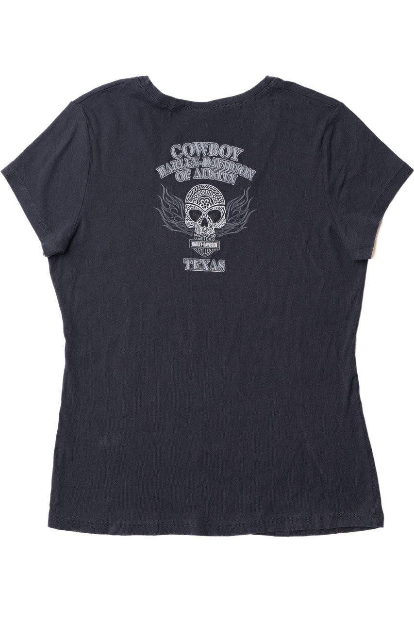 Harley Davidson "Harley" Bedazzled Austin, Texas T-Shirt