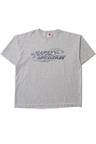 Harley Davidson Chrome Logo Micro Striped Heavyweight T-Shirt