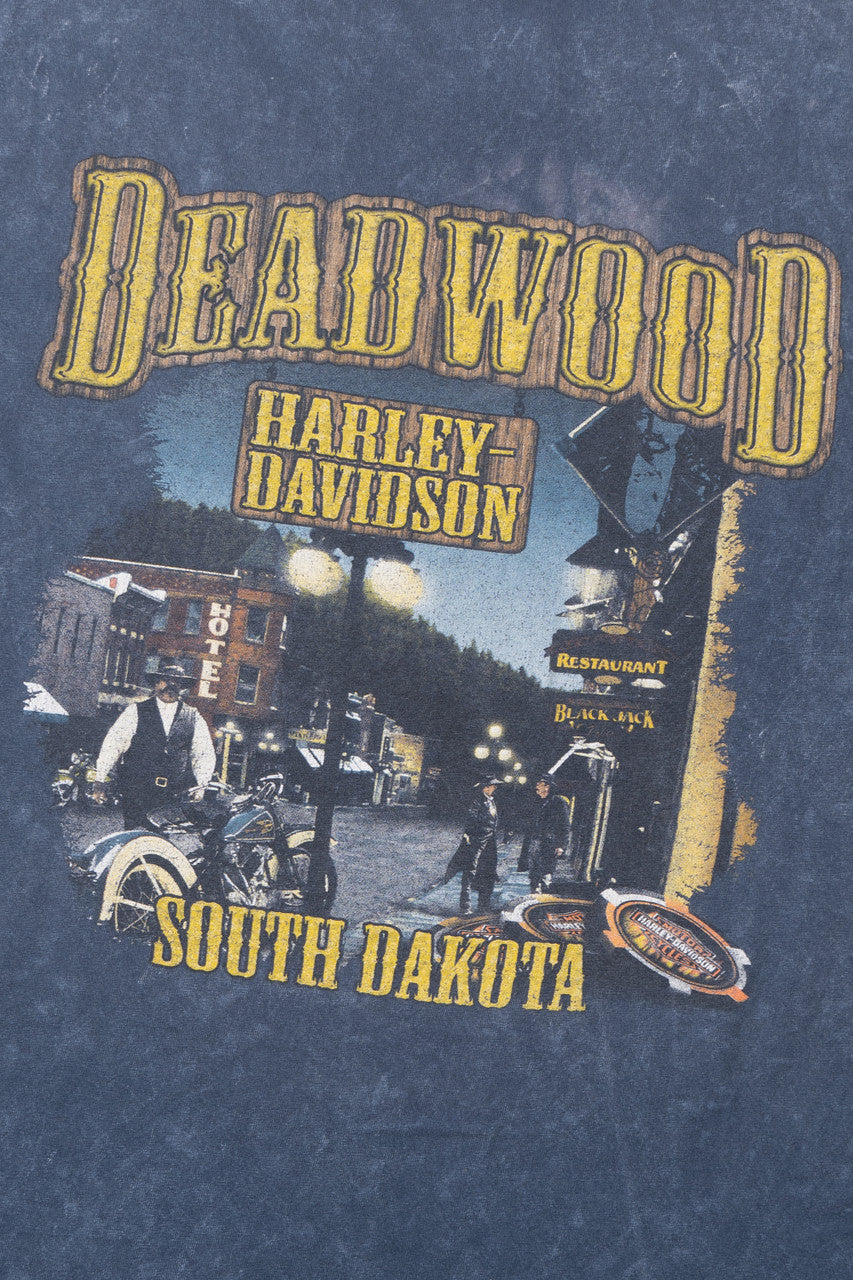  Harley Davidson "Deadwood South Dakota" Tie Dye T-Shirt