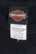 "Born To Ride Land Of The Free" Skull Harley Davidson T-Shirt
