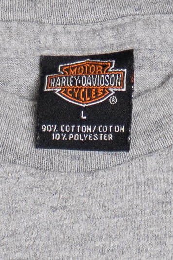 Harley Davidson American Flag Star Pocket T-Shirt