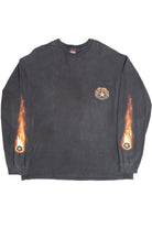 Harley Davidson Wildcat "Let Freedom Roar" Flame Sleeves T-Shirt