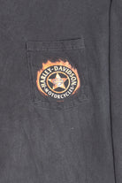 Harley Davidson Wildcat "Let Freedom Roar" Flame Sleeves T-Shirt