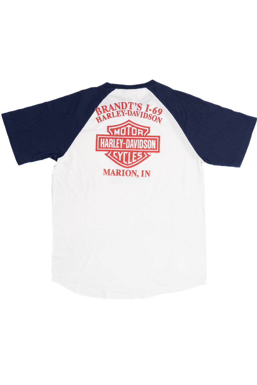 Harley Davidson "Marion, IN" Raglan T-Shirt