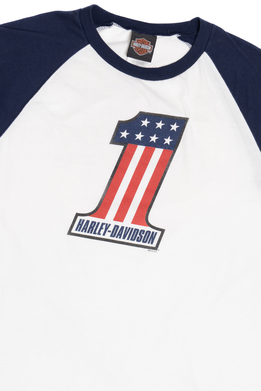 Harley Davidson "Marion, IN" Raglan T-Shirt