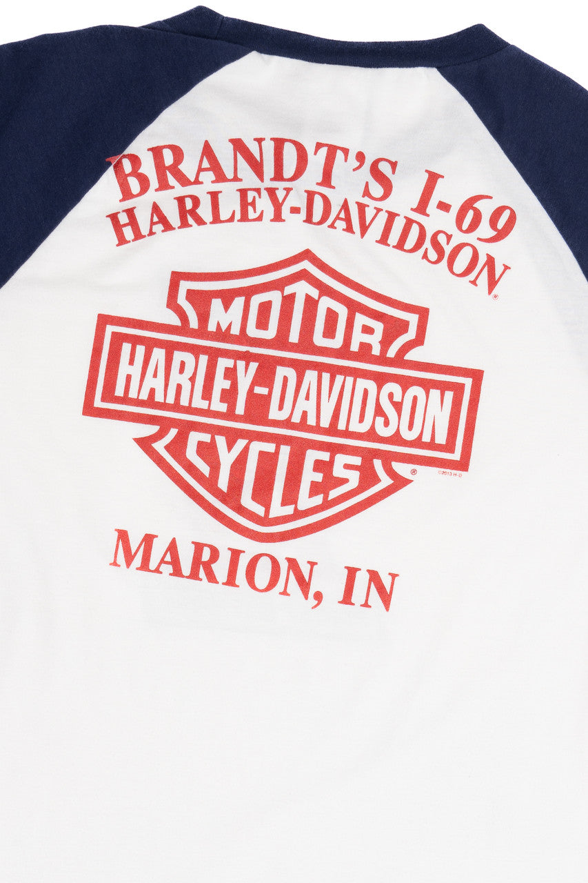 Harley Davidson "Marion, IN" Raglan T-Shirt
