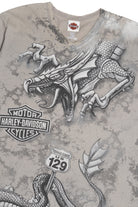 Harley Davidson US 129 Dragon Tallassee, TN V-Neck T-Shirt