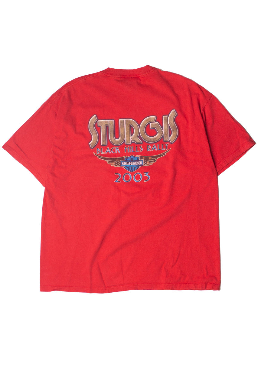Vintage Sturgis Rally Harley Davidson T-Shirt (2003)
