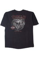 Chandler Arizona Skull Snake Harley Davidson T-Shirt (2012)