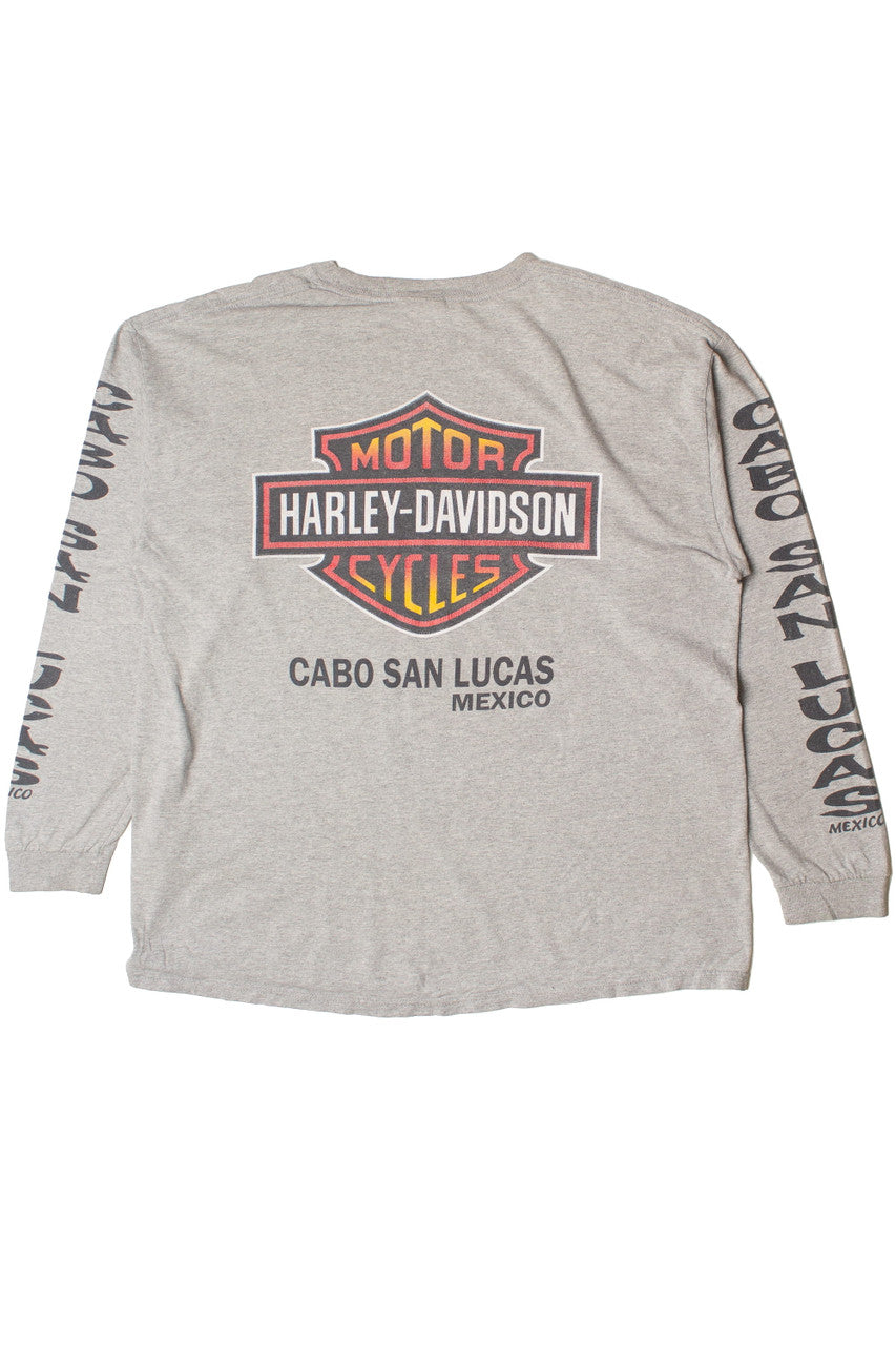 Cabo San Lucas Long Sleeve Harley Davidson T-Shirt