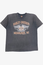 Vintage 1991 Harley Davidson "Milwaukee, WI" T-Shirt (1990s)
