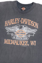 Vintage 1991 Harley Davidson "Milwaukee, WI" T-Shirt (1990s)