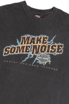Vintage 2002 "Make Some Noise" Harley Davidson Thunder T-Shirt (2000s)