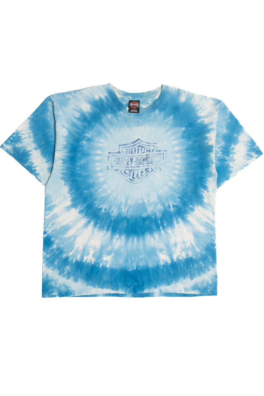Vintage 1997 "Jim's" Tie Dye Harley Davidson T-Shirt (1990s)