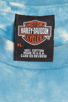 Vintage 1997 "Jim's" Tie Dye Harley Davidson T-Shirt (1990s)