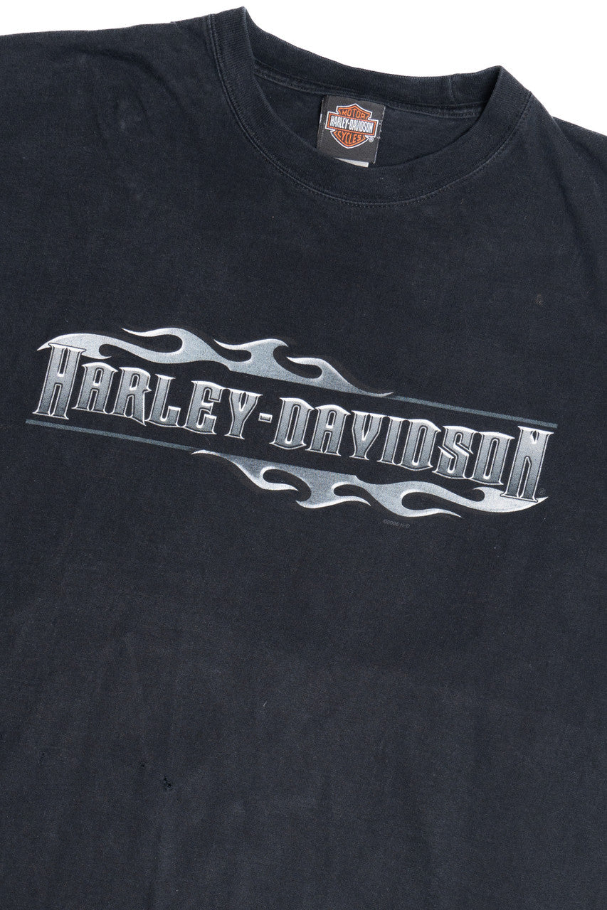 Vintage Chrome Flames Harley Davidson "Man O' War" T-Shirt (2000s)
