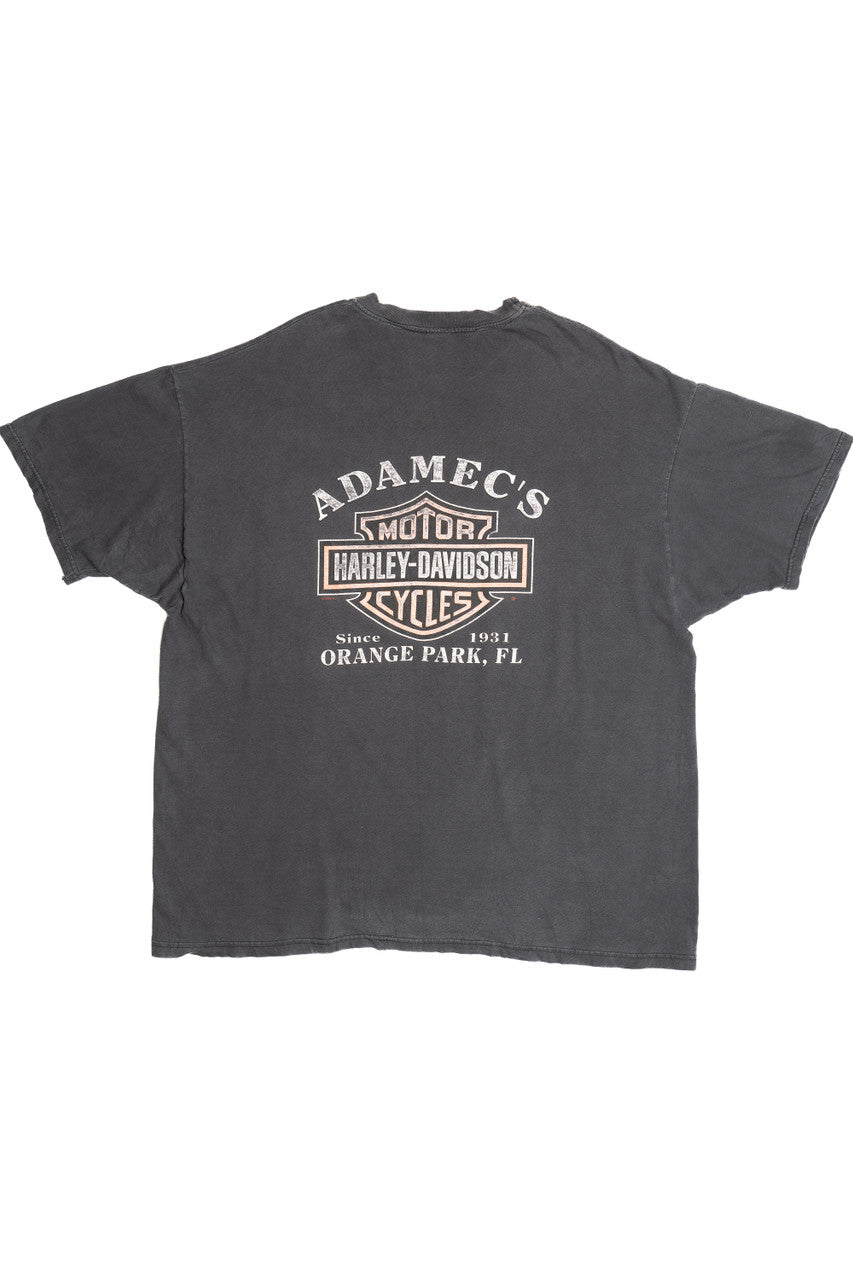 Vintage Harley Davidson Eagle "Orange Park, FL" T-Shirt (2000s)